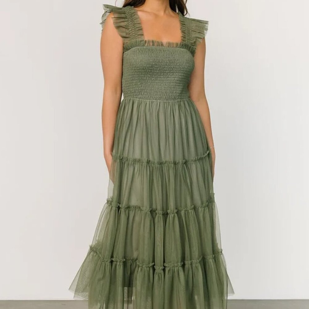 Baltic Born Emma Smocked Tulle Dress